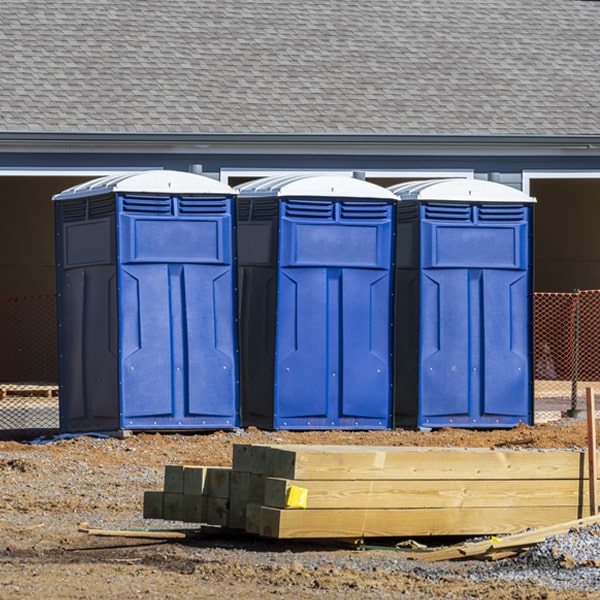 is there a specific order in which to place multiple porta potties in Marfa Texas